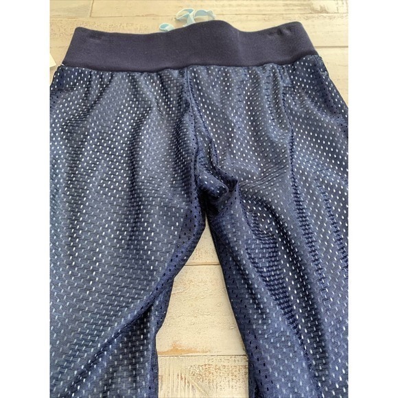Vintage Milky T’s Navy Mesh Athletic Pants Y2K 1990’s Navy Blue Mandee’s NWT! S - Picture 8 of 8